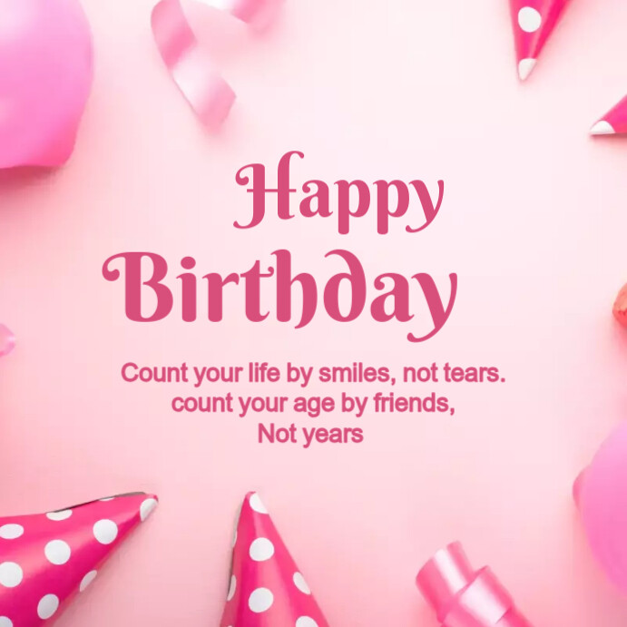 Happy birthday poster online Greeting cards Template PosterMyWall