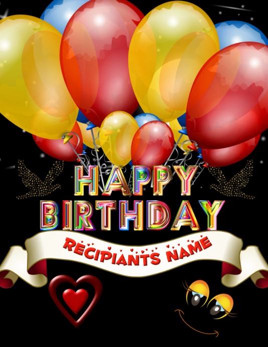 Happy Birthday Template PosterMyWall