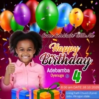 Happy Birthday Poster Templates