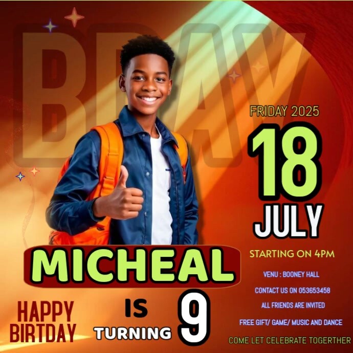 Happy Birthday Poster Templates Instagram Plasing