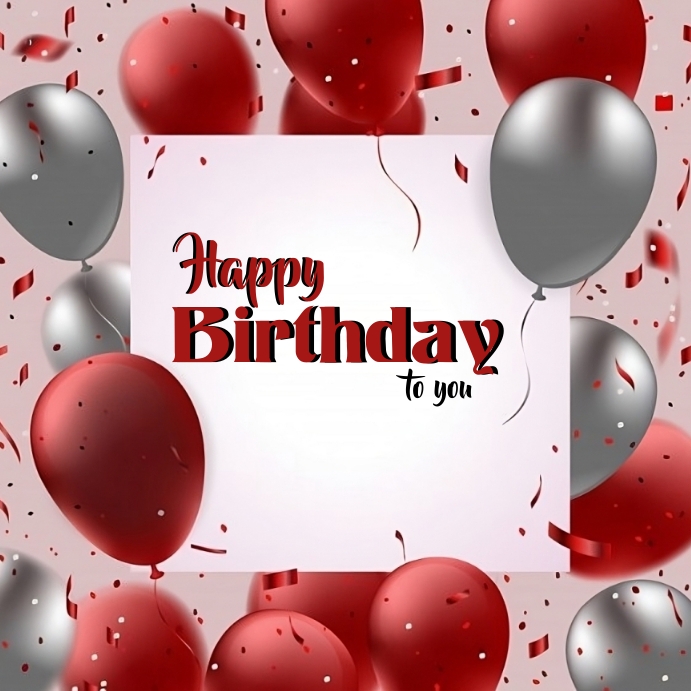 Happy birthday status Template PosterMyWall