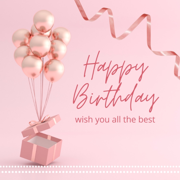 Happy birthday stickers Template PosterMyWall