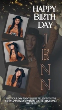 HAPPY BIRTHDAY SWEET MESSAGE INSTAGRAM STORY template