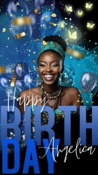 happy birthday template (12) Instagram Story