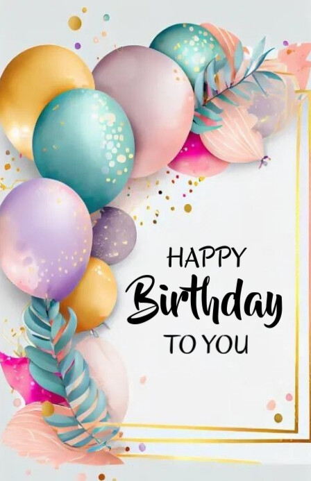 Happy Birthday Template 2024 PosterMyWall happy-birthday-template-2024-postermywall
