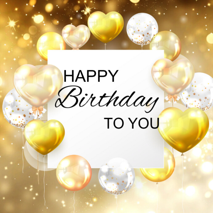 Happy Birthday Template 2025 Instagram Post