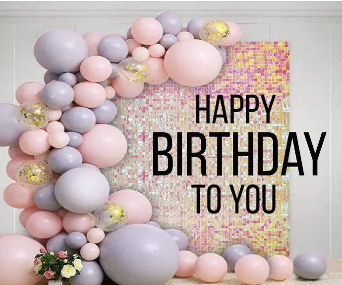 Happy Birthday template 2025 Medium Reghoek