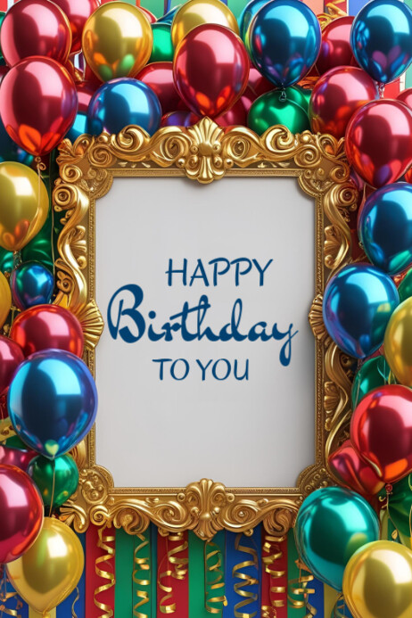 Copy of Happy Birthday Template 2025 | PosterMyWall