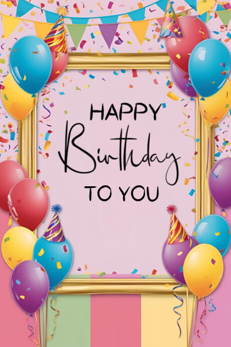 Copy of Happy birthday template 2025 | PosterMyWall