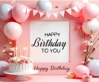 Happy birthday template 2025 中矩形广告