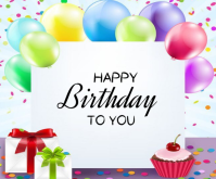 Happy birthday template 2025 中矩形广告