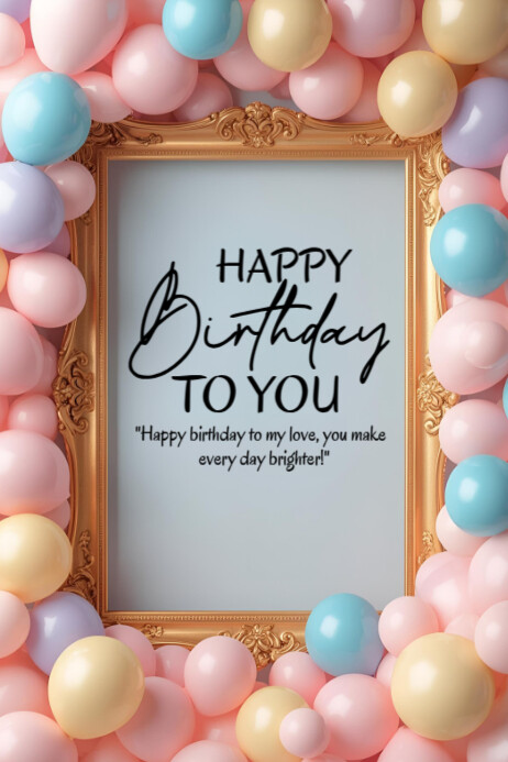 Copy of Happy Birthday Template 2025 | PosterMyWall