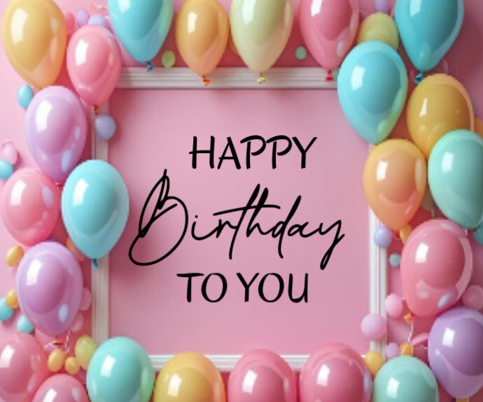 Happy Birthday Template 2025 Medium Reghoek