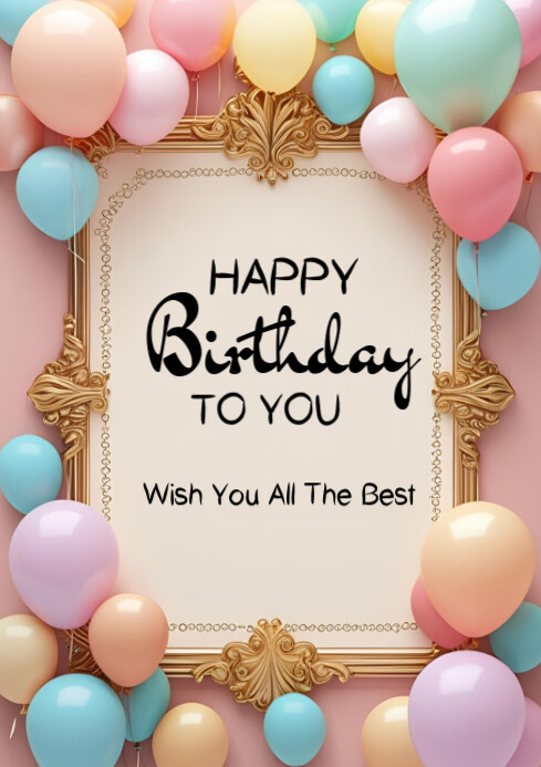 Happy birthday template 2025 | PosterMyWall