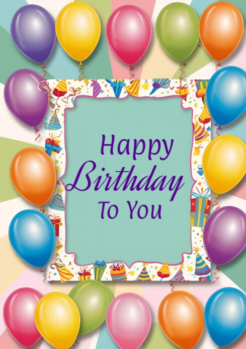 Copy of Happy birthday template 2025 | PosterMyWall