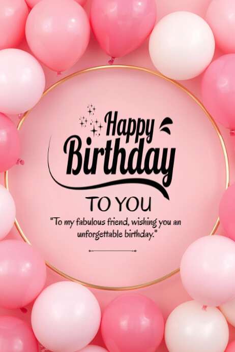 Copy of Happy Birthday Template 2025 | PosterMyWall
