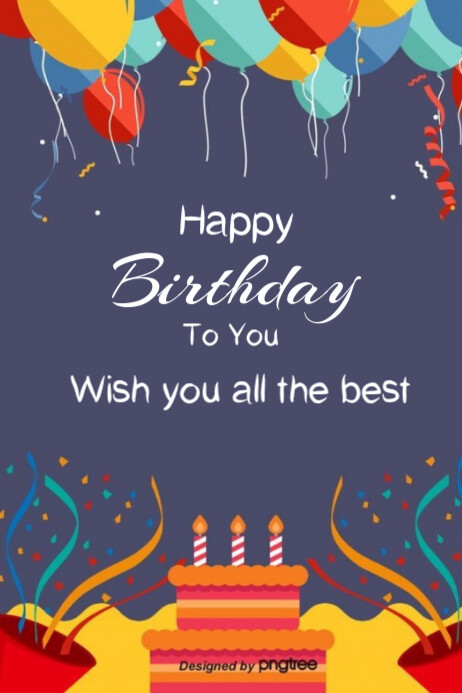 Happy Birthday Template 2026 Happy Birthday Template 2026 Design Screen 