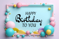 Happy birthday template 2026 Ilebula