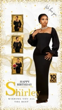 Happy birthday template Instagram Reel