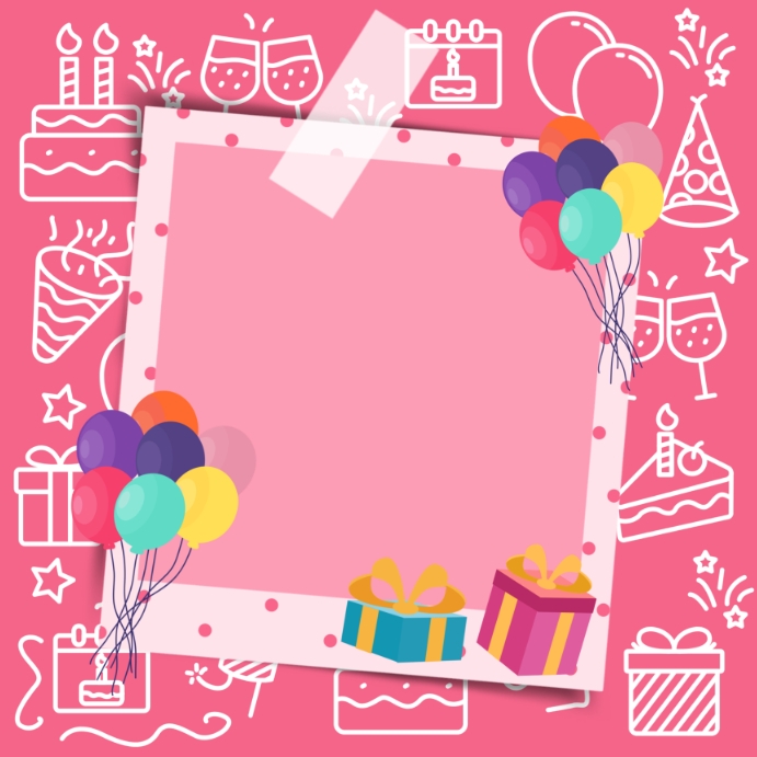 free and customizeable happy birthday templates -... Copy of Happy Birthday Template | PosterMyWall
