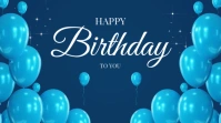Happy birthday  template Presentation (16:9)
