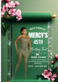 Happy birthday template A6