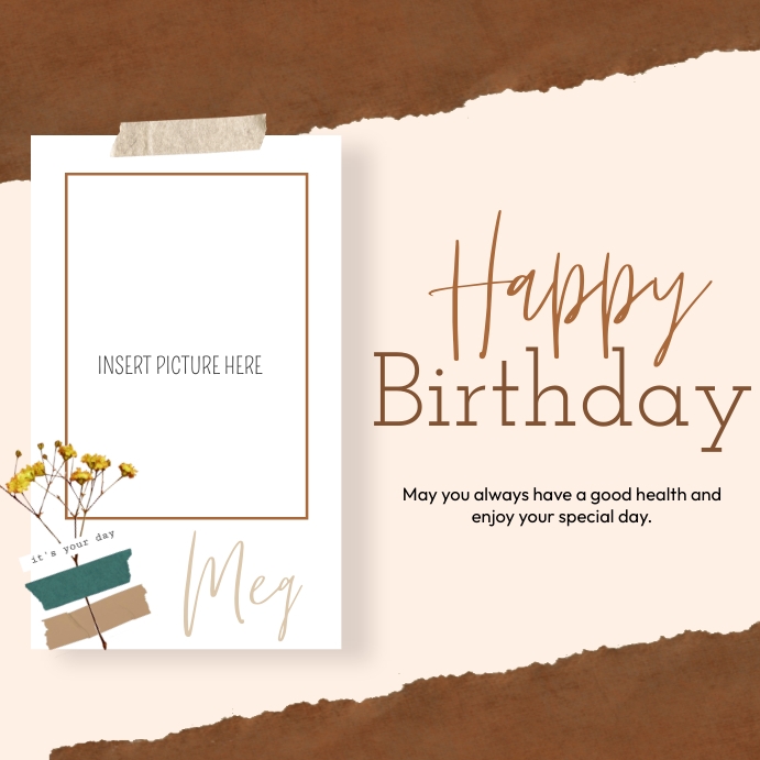 Happy birthday Template PosterMyWall Happy birthday Template PosterMyWall