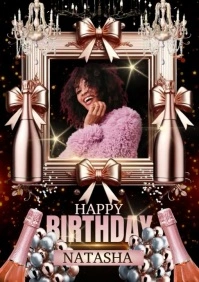 happy birthday template A4