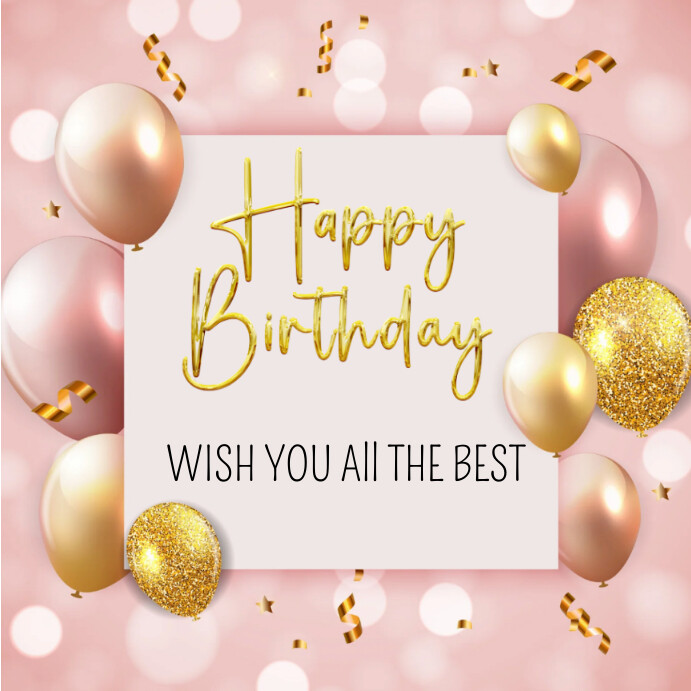 Happy Birthday Template Instagram Post PosterMyWall Happy Birthday Template Instagram Post PosterMyWall