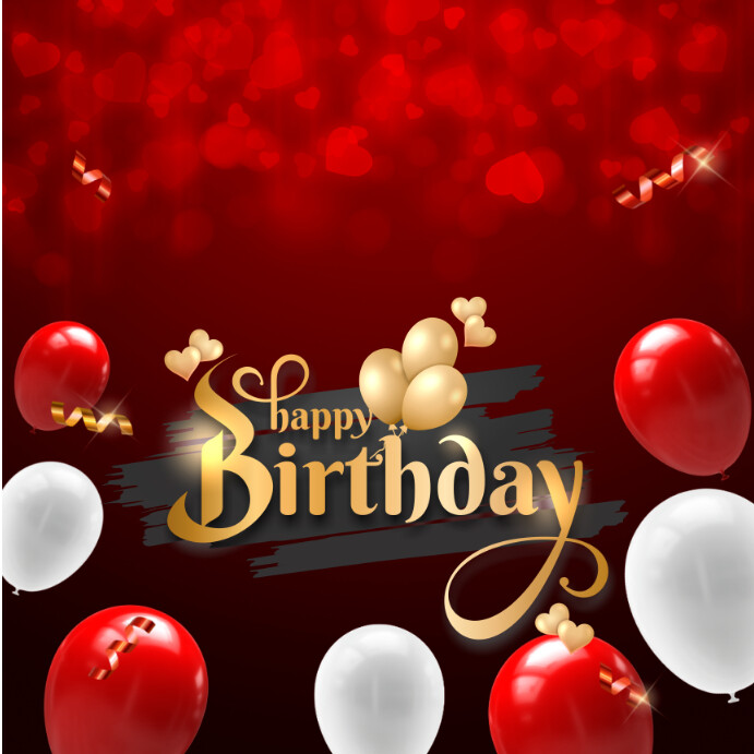 Happy Birthday Template Instagram Post PosterMyWall
