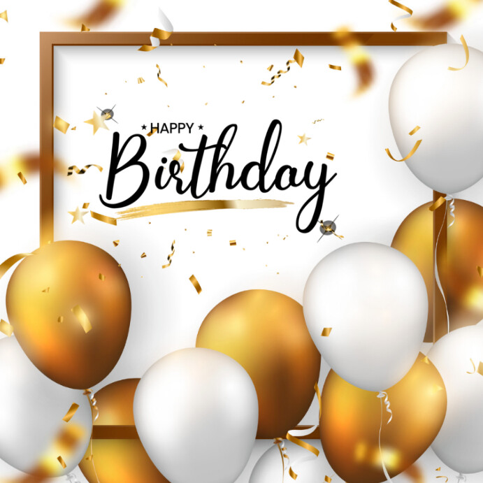 Happy Birthday Template Instagram Post PosterMyWall