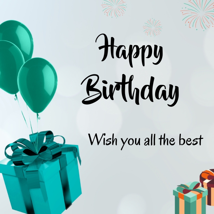 Happy Birthday Template Instagram Post PosterMyWall