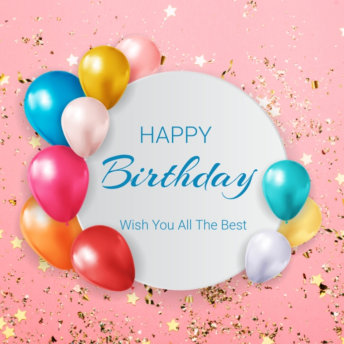 Happy Birthday Template Instagram Post PosterMyWall Happy Birthday Template Instagram Post PosterMyWall