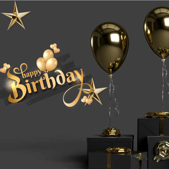 Happy Birthday Template Instagram Post PosterMyWall