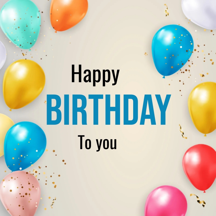 Happy birthday template Instagram Post PosterMyWall Happy birthday template Instagram Post PosterMyWall