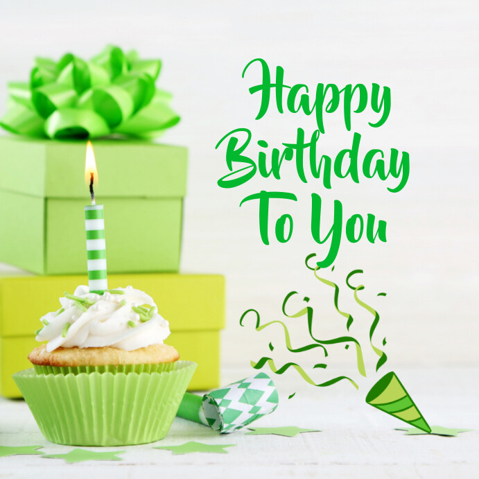 Happy Birthday Template Instagram Post PosterMyWall