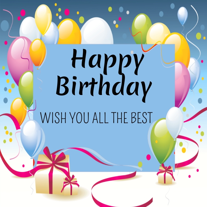 Happy Birthday Template Instagram Post PosterMyWall