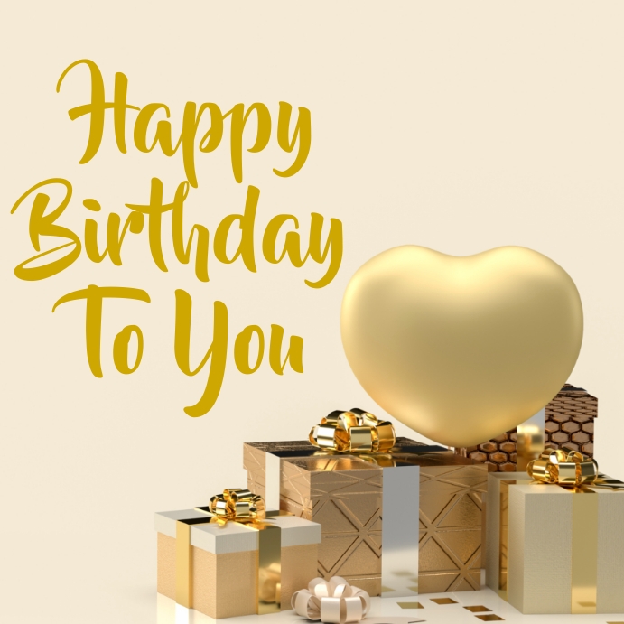 Happy Birthday Template Instagram Post PosterMyWall
