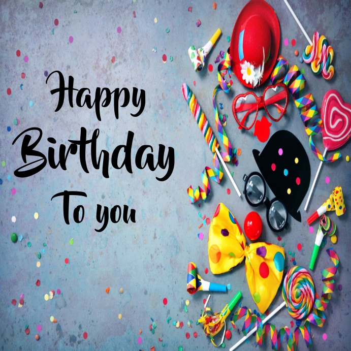 Happy Birthday Template Instagram Post PosterMyWall