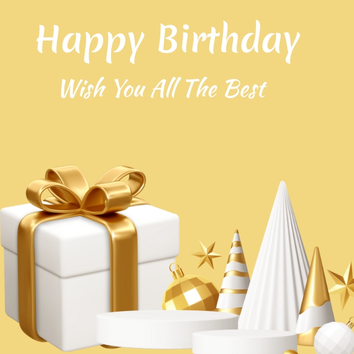 Happy Birthday Template Instagram Post PosterMyWall