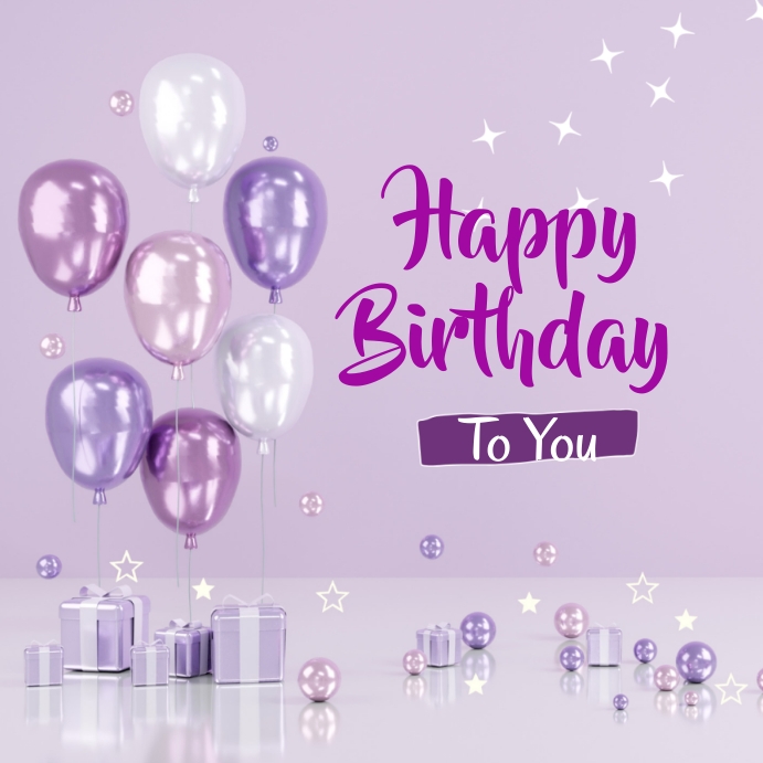 Happy Birthday Template Instagram Post PosterMyWall