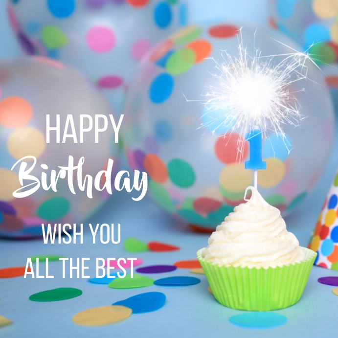 Happy Birthday Template Instagram Post PosterMyWall