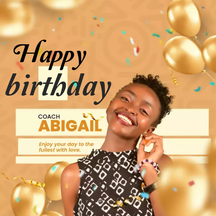 Happy birthday template online getting card Instagram Post