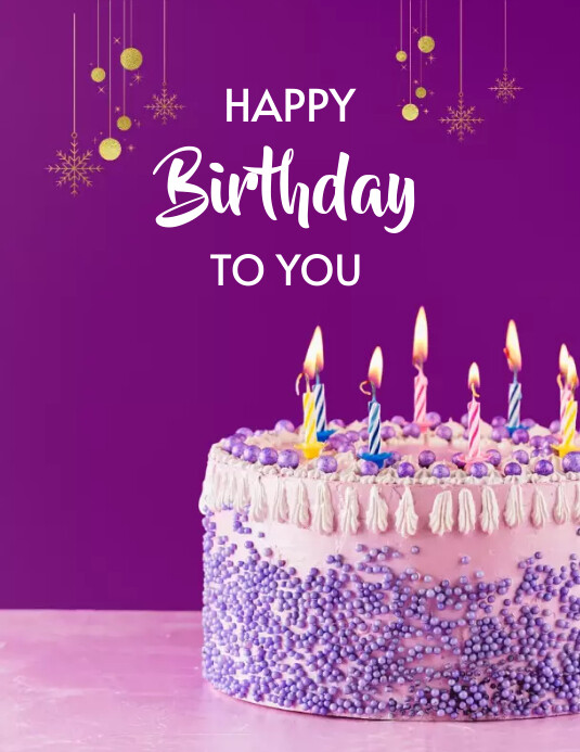 Happy birthday template online greeting cards PosterMyWall