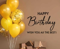 Happy birthday template online greeting cards Medium na Rektangle