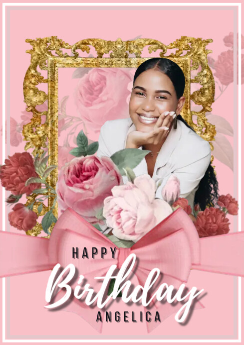 happy birthday template poster (15) A4