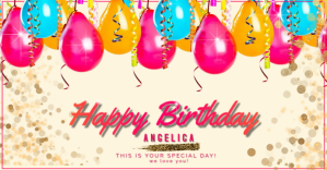 happy birthday template poster Facebook begivenhed cover