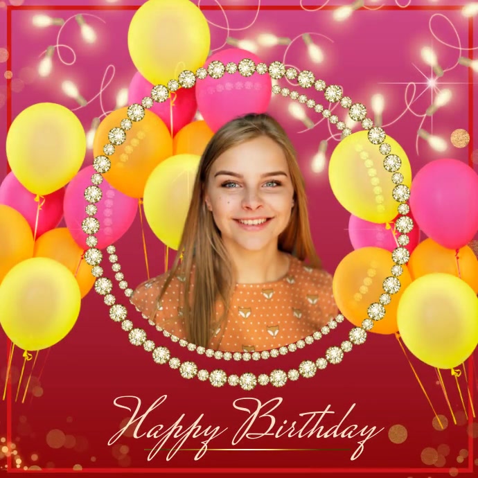 happy birthday templates (7) PosterMyWall