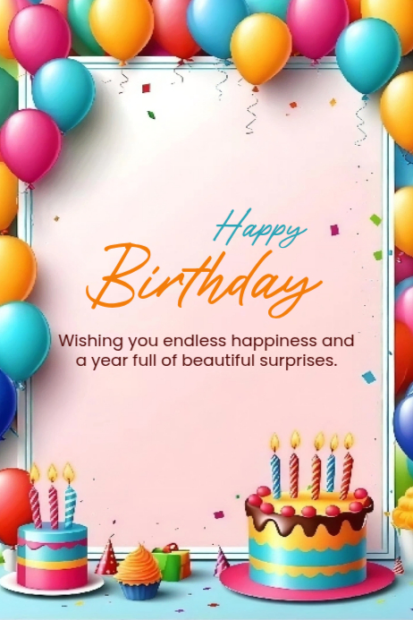 Happy birthday templates 2025 and online greeting cards | PosterMyWall