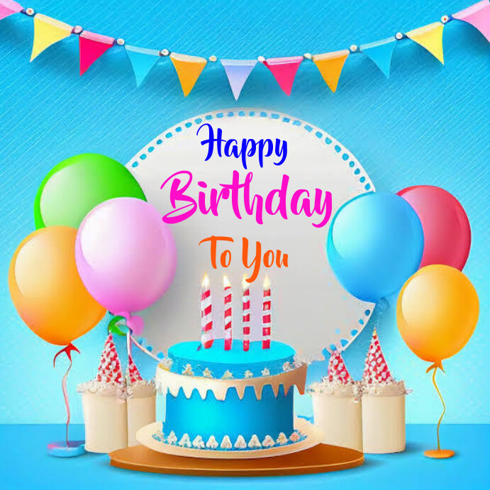 Happy birthday templates Instagram post PosterMyWall Happy birthday templates Instagram post PosterMyWall